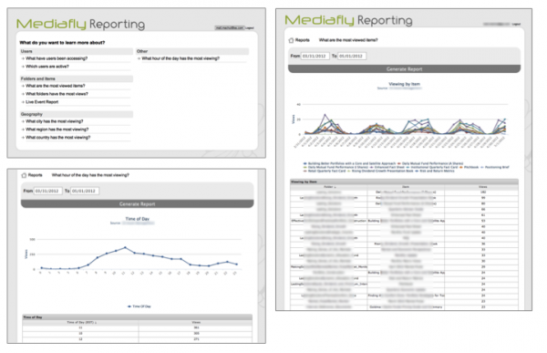 Refreshed reporting UI
