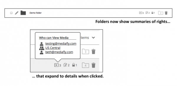 Folders now show summaries of rights Folders now show summaries of rights