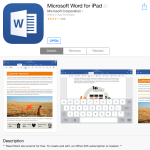 Microsoft Word for iPad