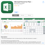 Microsoft Excel for iPad