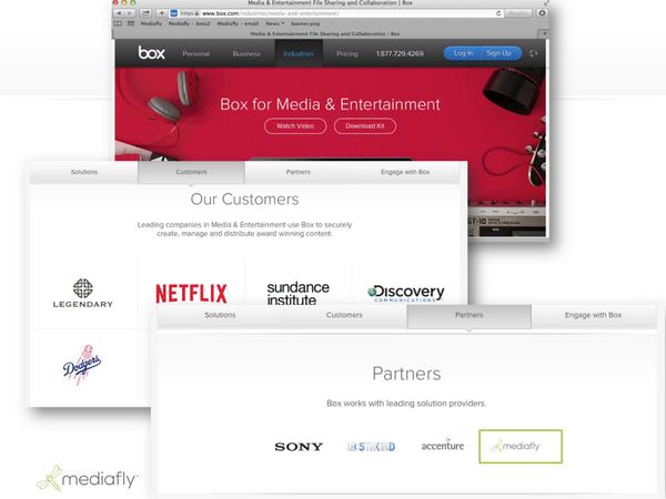 Mediafly and Box Partnership