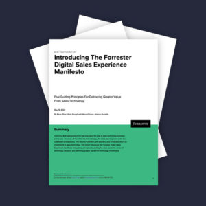 forrester digital sales