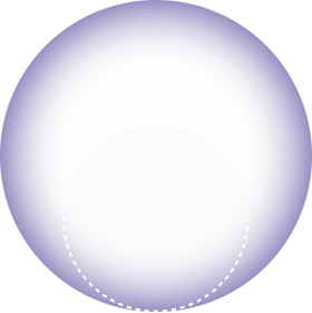 Dotted circle inside of a pink circle